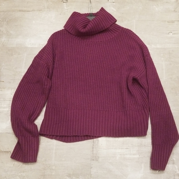 💕SANCTUARY Chunky Knit Ribbed Turtleneck Sweater - Picture 3 of 6